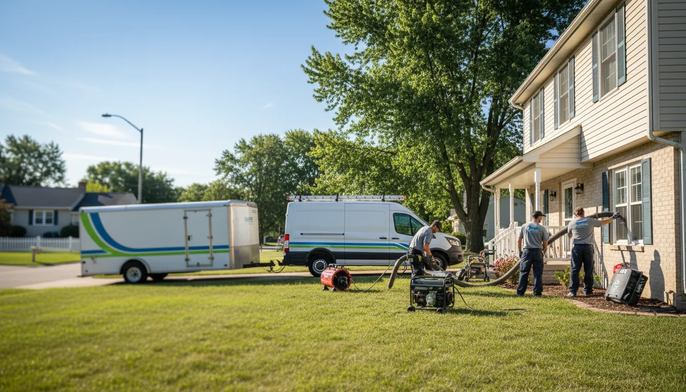 Flooded Basement Restoration And Cleanup With Repair in Morton, MN near me